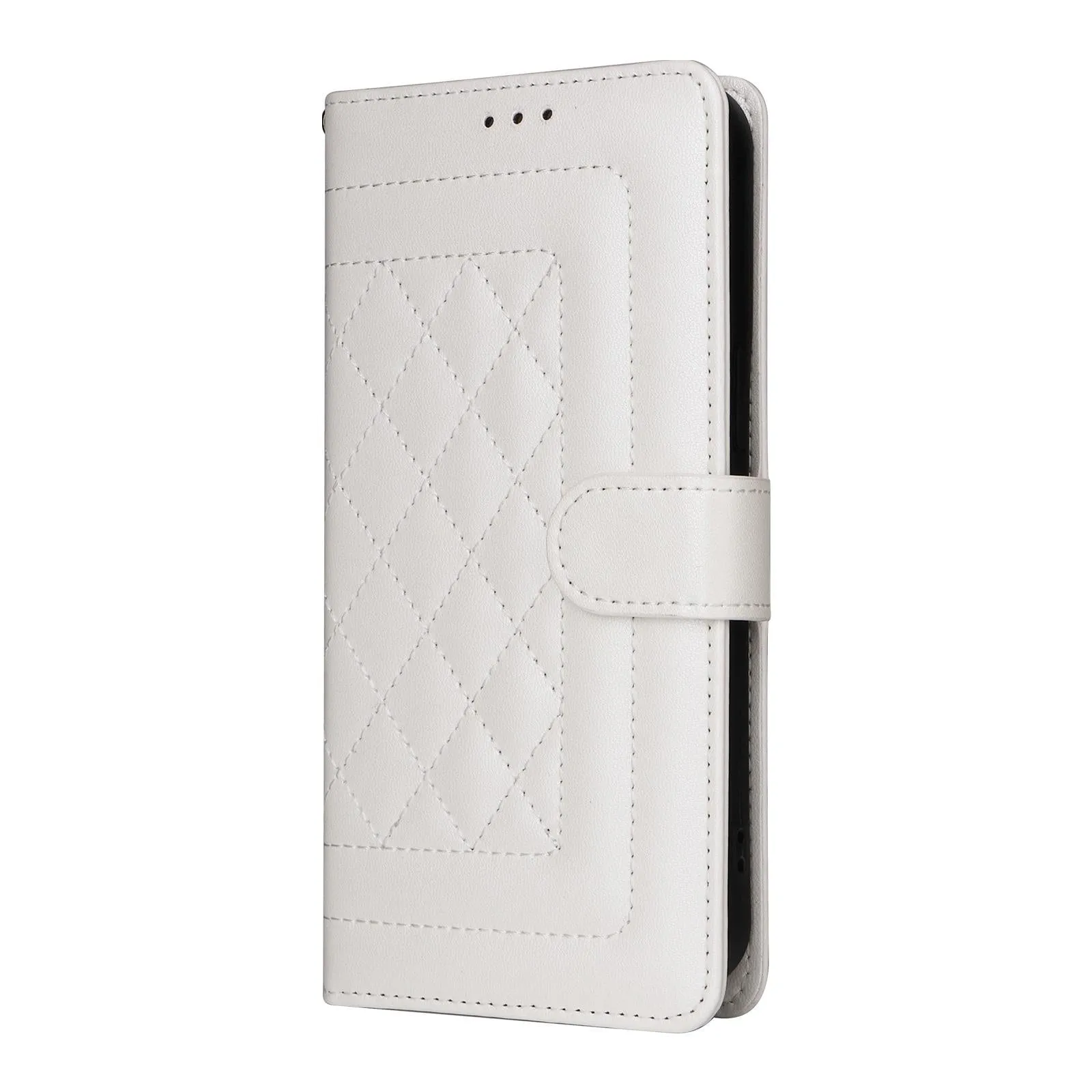 For Iphone 15 Diamond Lattice Leather Flip Phone Case