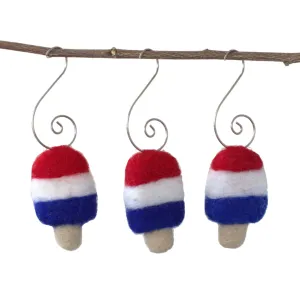 Fourth of July Popsicle Ornaments