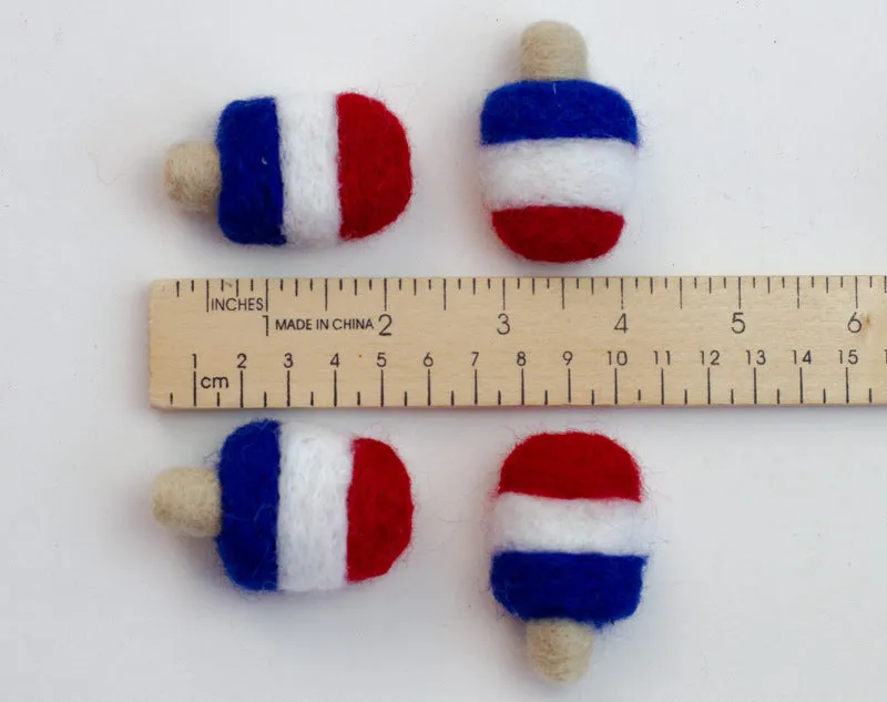 Fourth of July Popsicle Ornaments