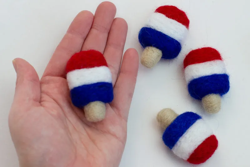 Fourth of July Popsicle Ornaments