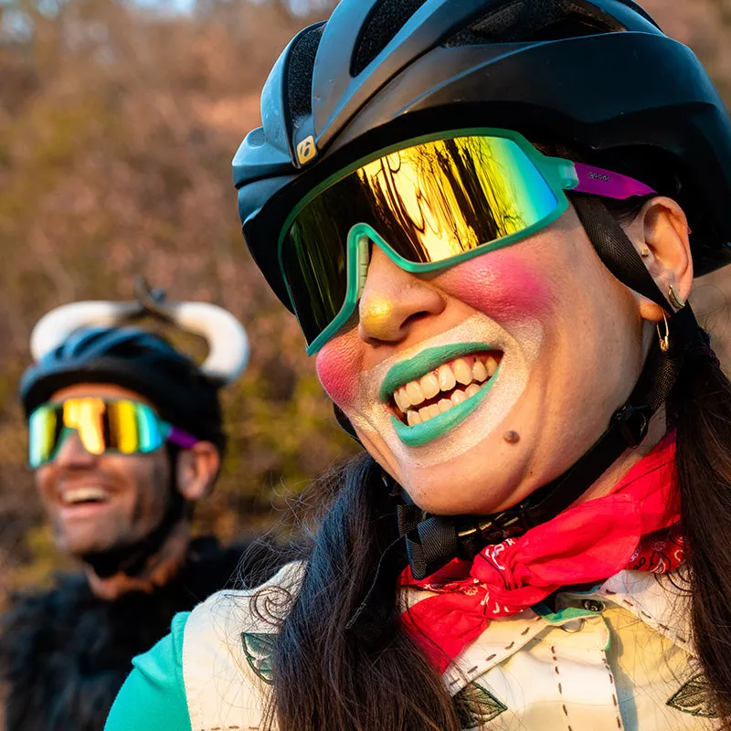 Goodr  Wrap Gs Sports Sunglasses - Save A Bull, Ride A Rodeo Clown