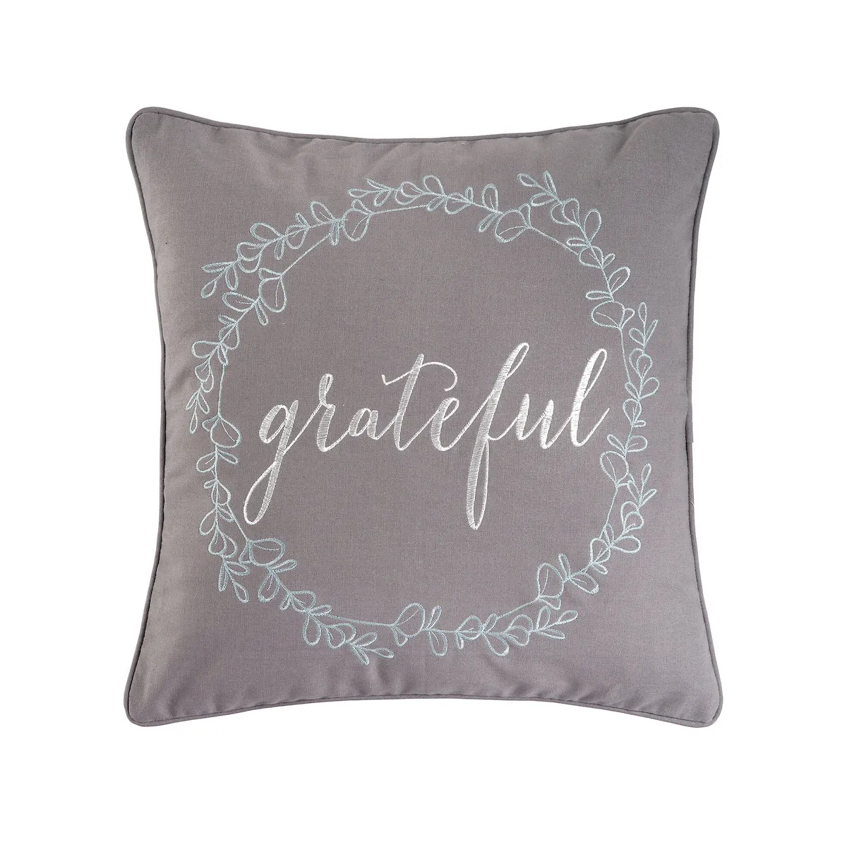 Grateful Wreath Pillow