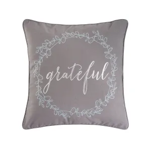 Grateful Wreath Pillow