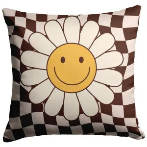 Happy Flower Retro Pillows And Covers