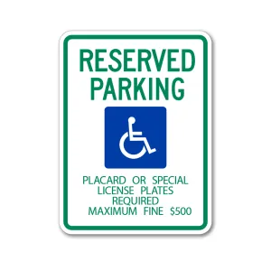 HAWAII - Reserved Parking Sign