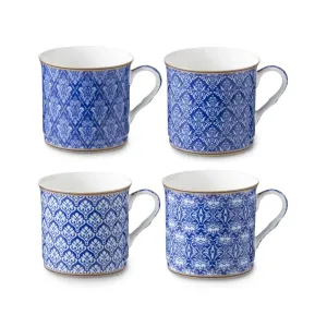 Heritage Moroccan Blue Mugs 350ml (Set of 4)