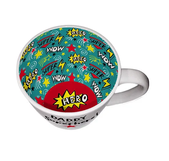 Inside Out Mug - Daddy Superhero