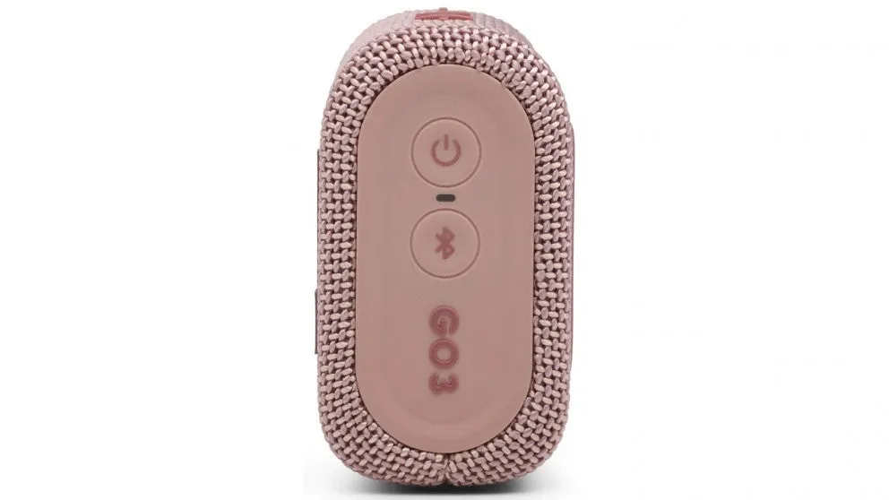 JBL GO 3 Portable Waterproof Speaker Pink 5059187