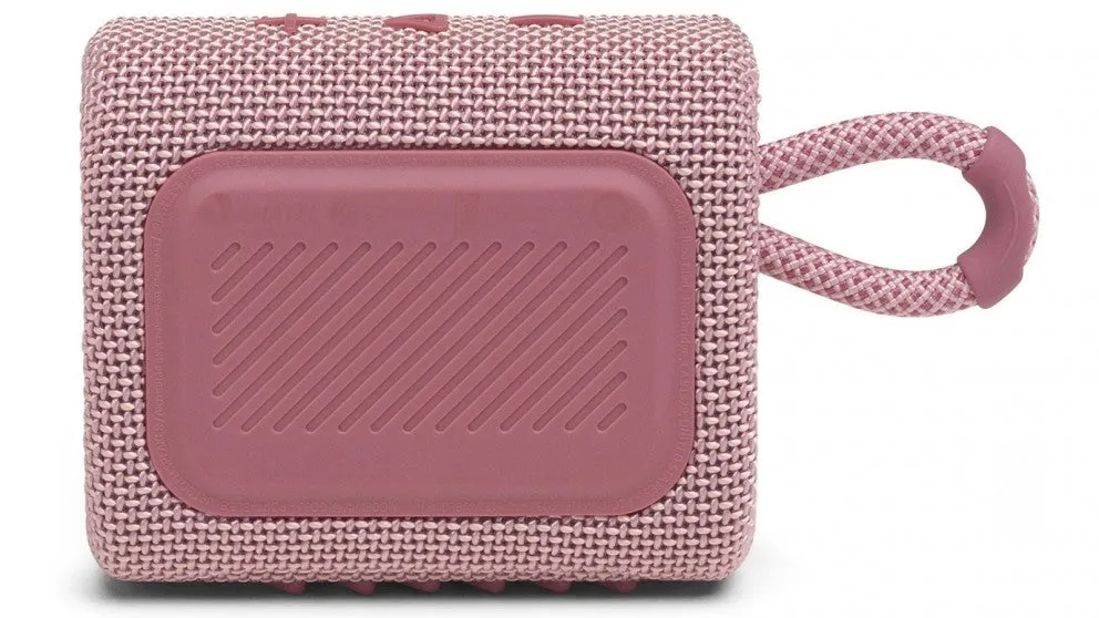 JBL GO 3 Portable Waterproof Speaker Pink 5059187