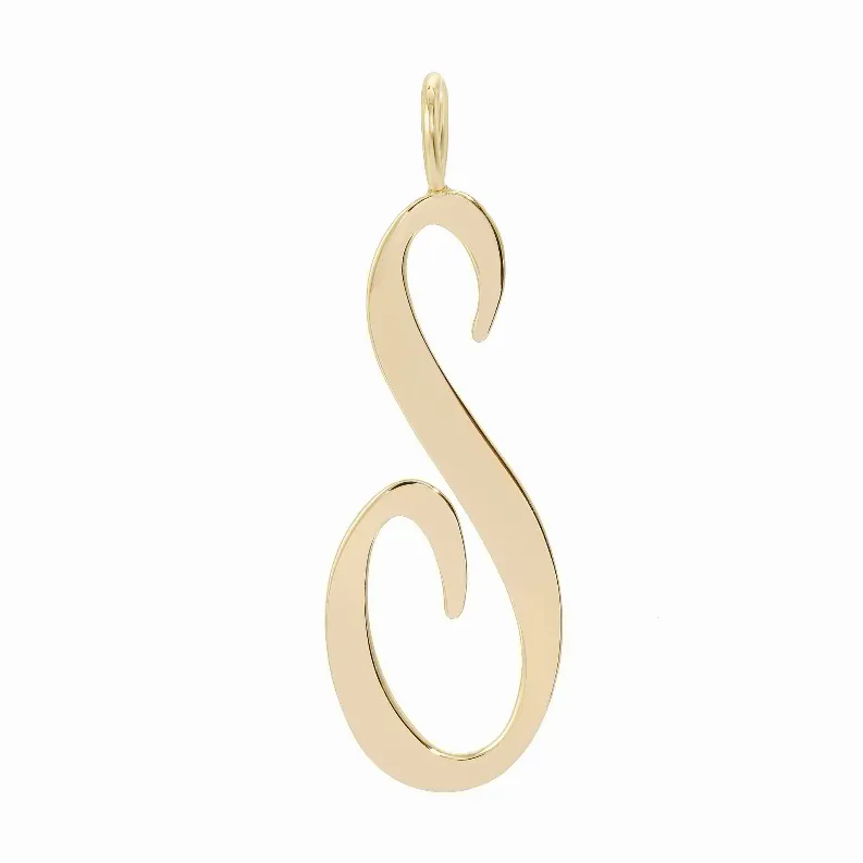 LARGE LETTER PENDANTS