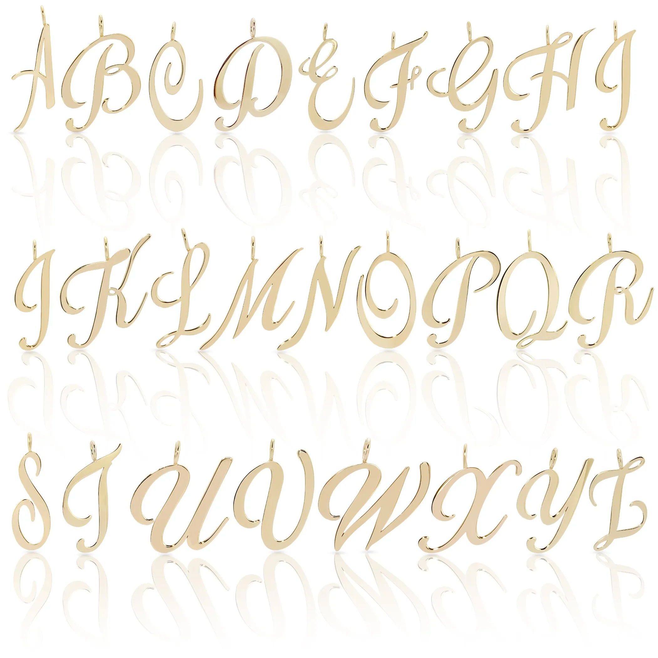 LARGE LETTER PENDANTS