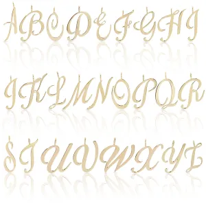 LARGE LETTER PENDANTS