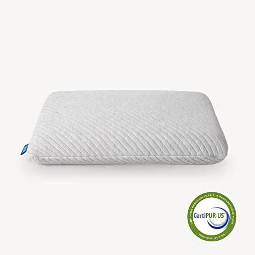 Leesa Premium Foam Pillow for Sleeping, Standard Size, CertiPUR-US Certified / 30-Night Trial