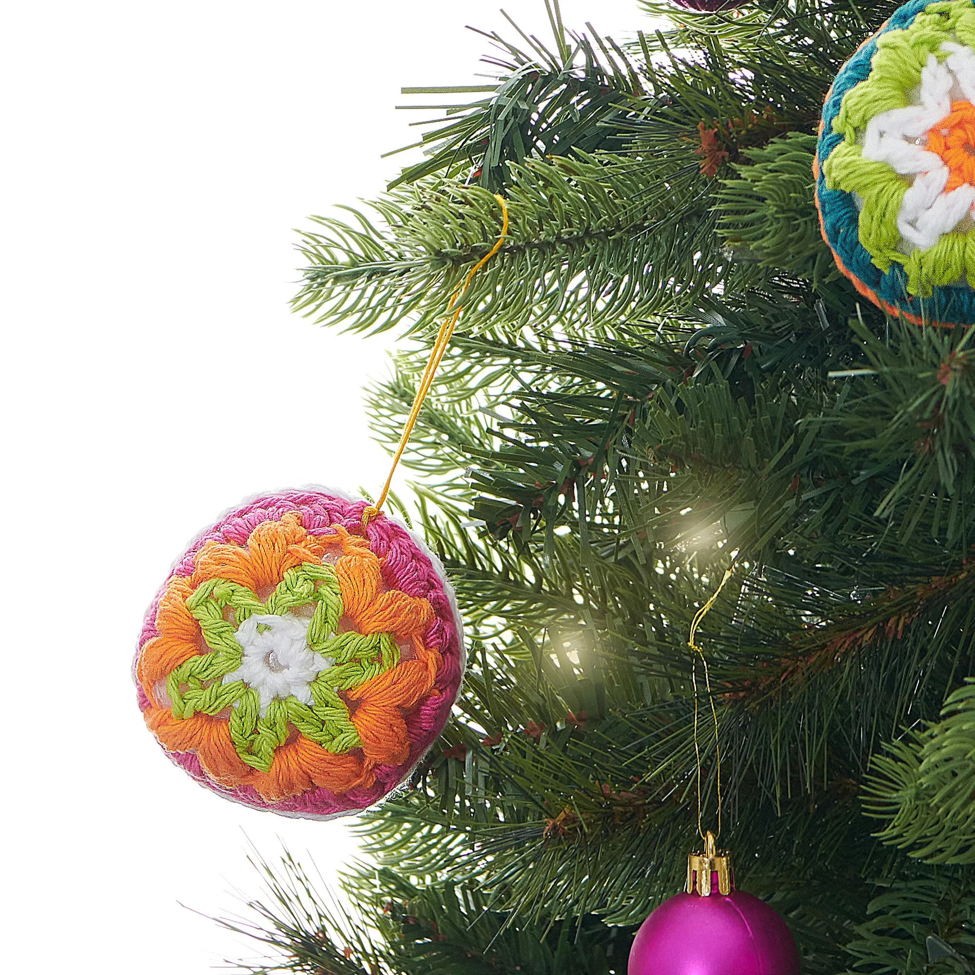 Lily Colorful Crochet Ornaments