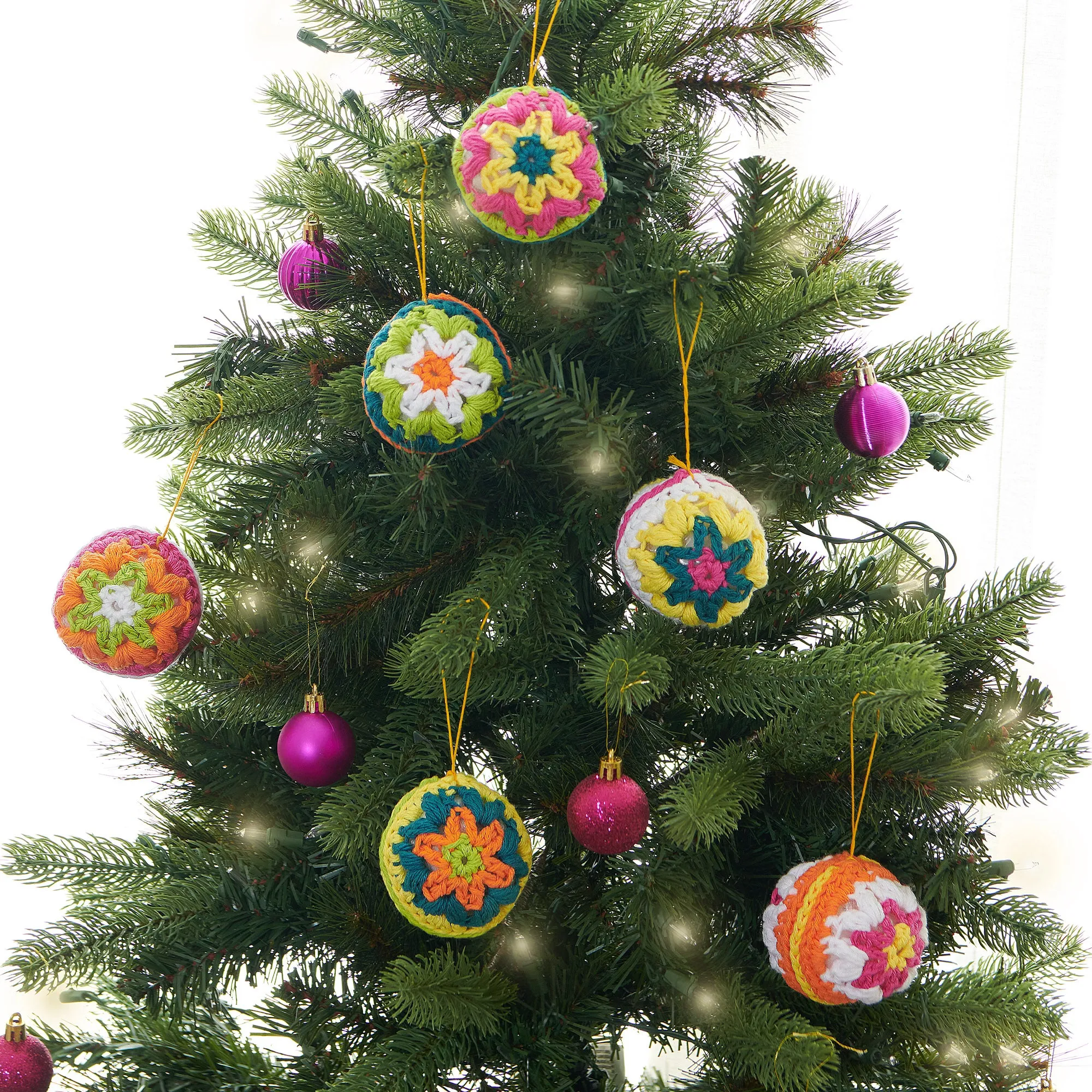 Lily Colorful Crochet Ornaments