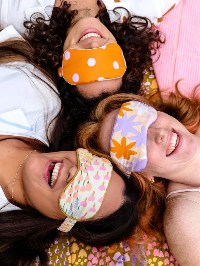Mosey Me Lilac Floral Eye Mask