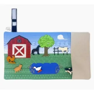 Mouse Loves Pig Tiny Worlds™ Travel Toy Playmat