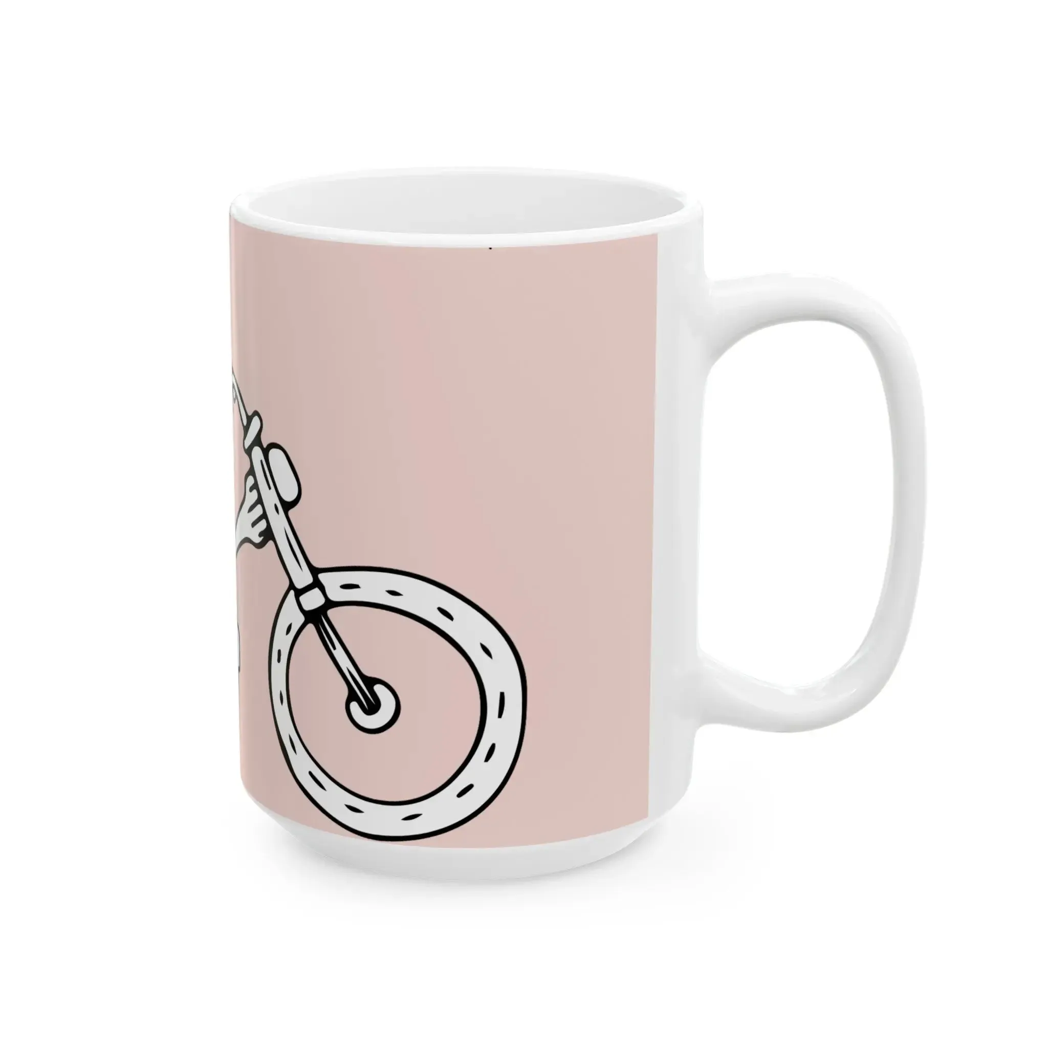Mug, Ghost Ryder Ceramic (11oz, 15oz) (Complementary Pink)