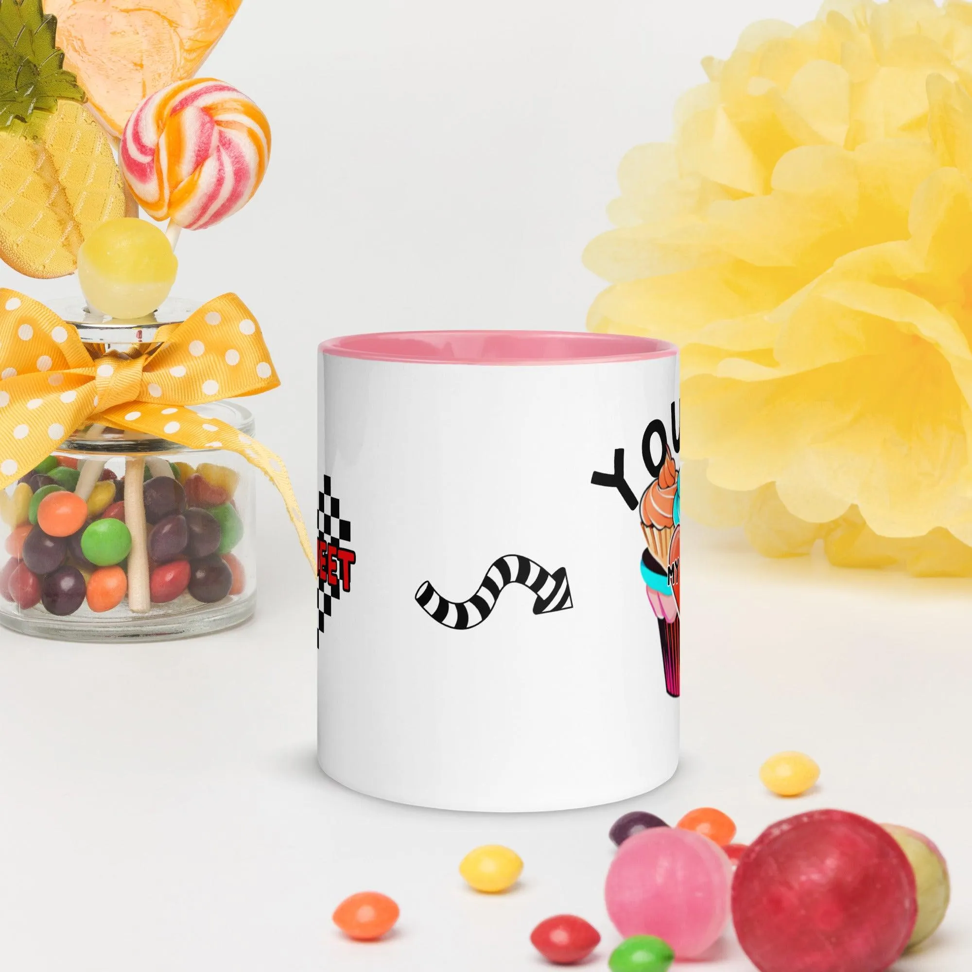 Mug with Color Inside My Sweet You Are My Treat