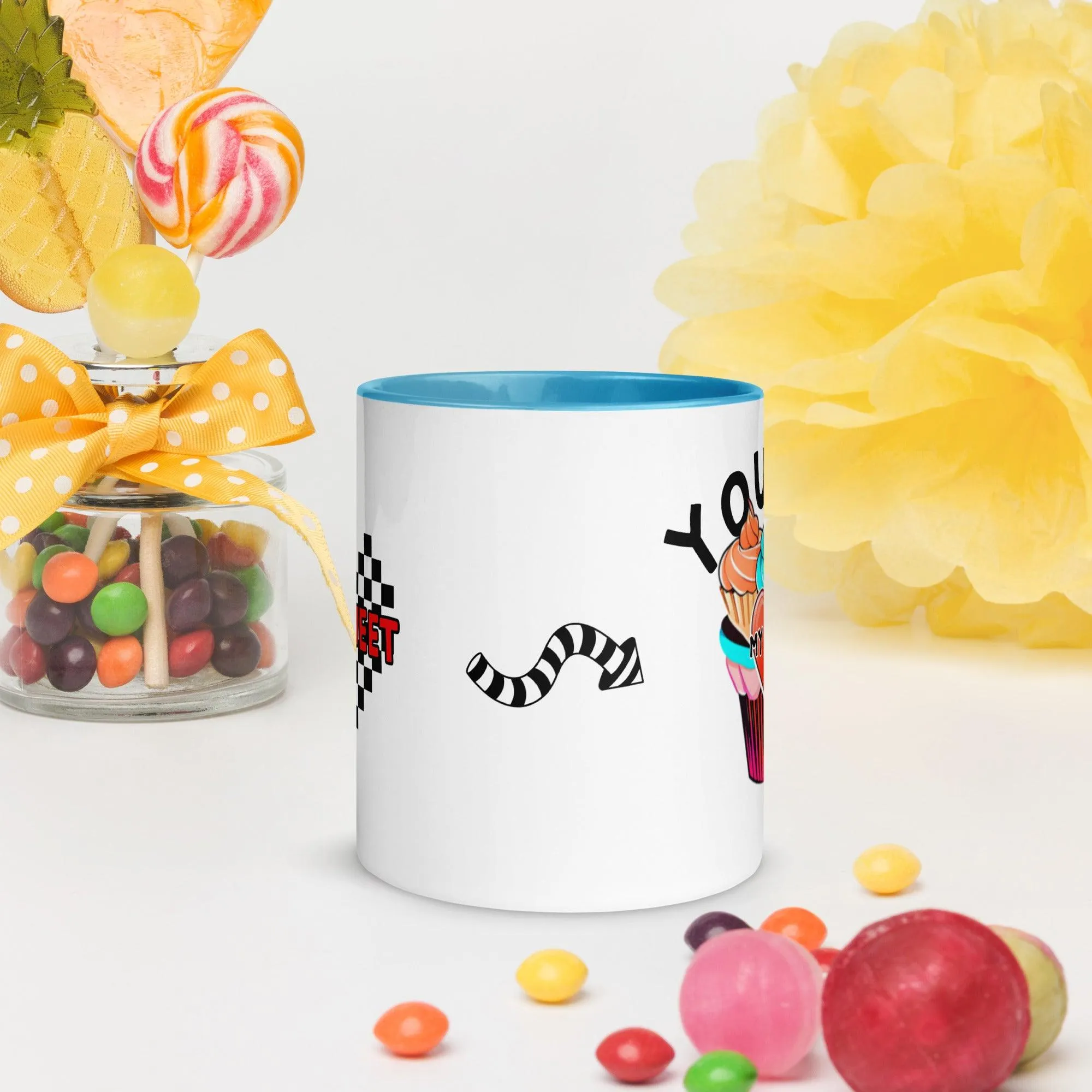 Mug with Color Inside My Sweet You Are My Treat
