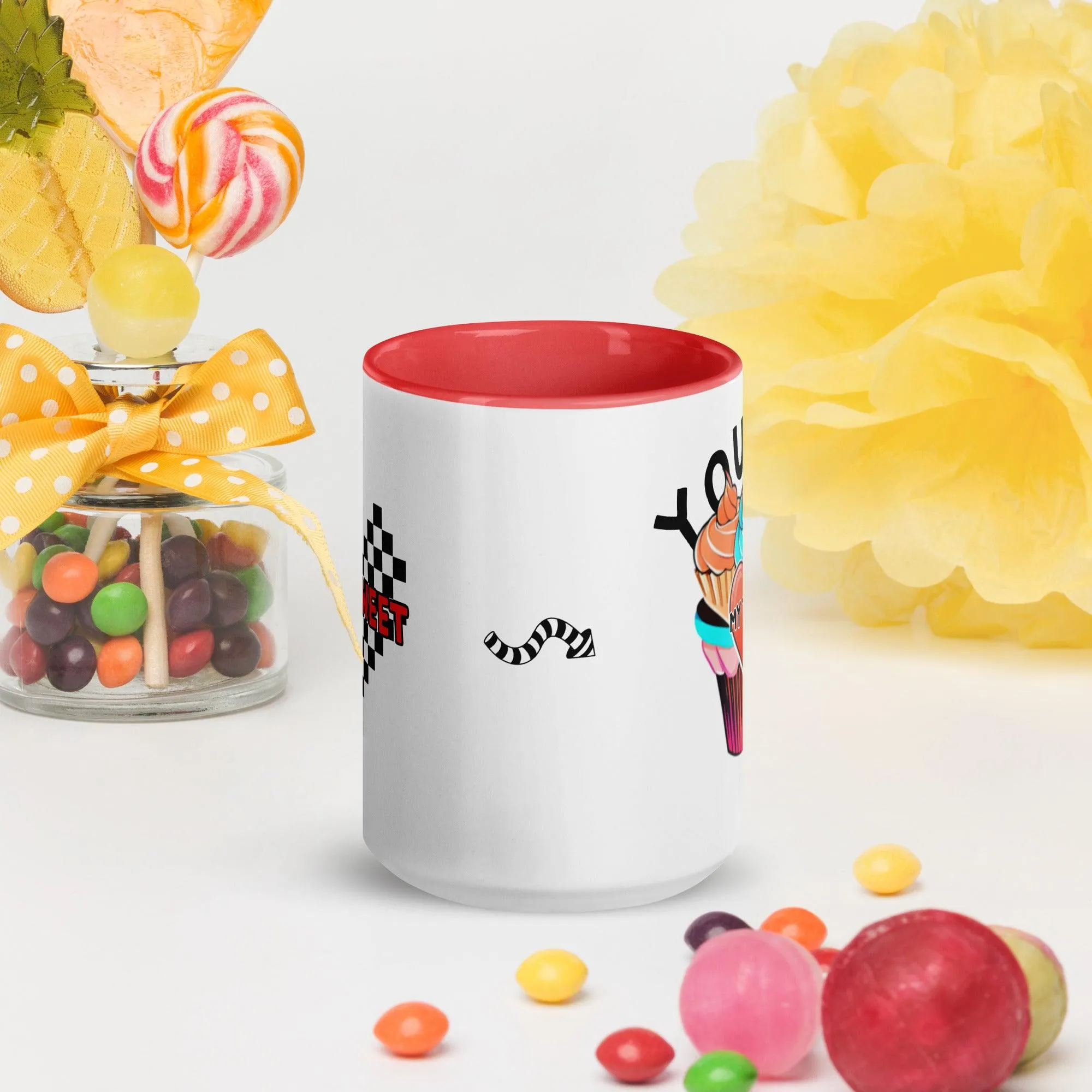 Mug with Color Inside My Sweet You Are My Treat