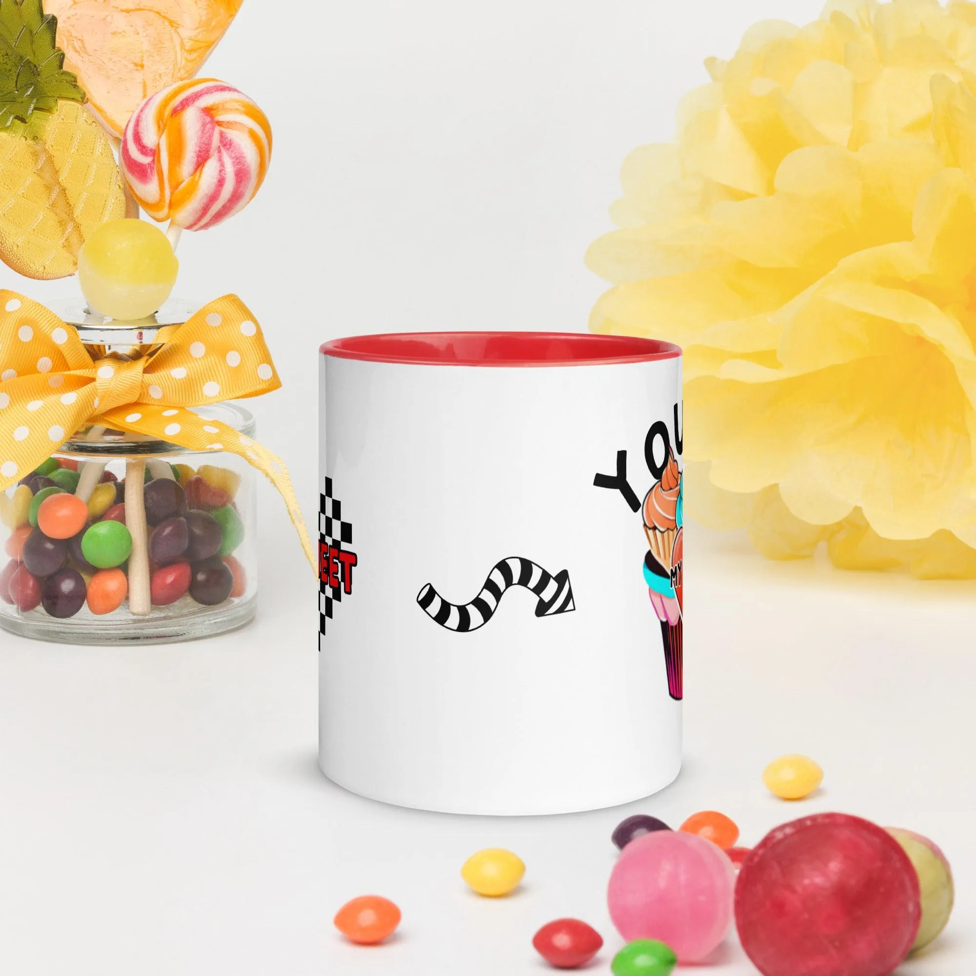 Mug with Color Inside My Sweet You Are My Treat