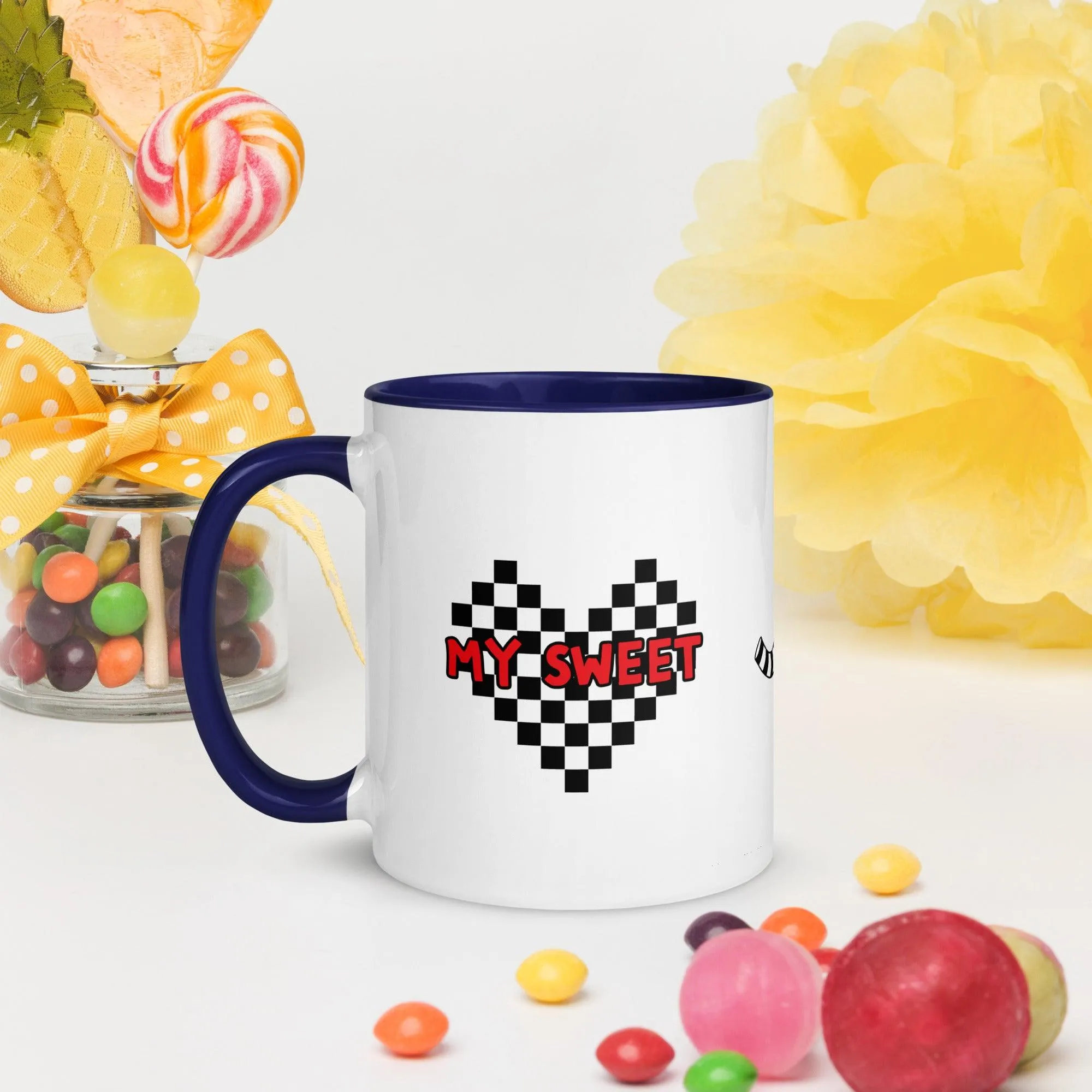 Mug with Color Inside My Sweet You Are My Treat