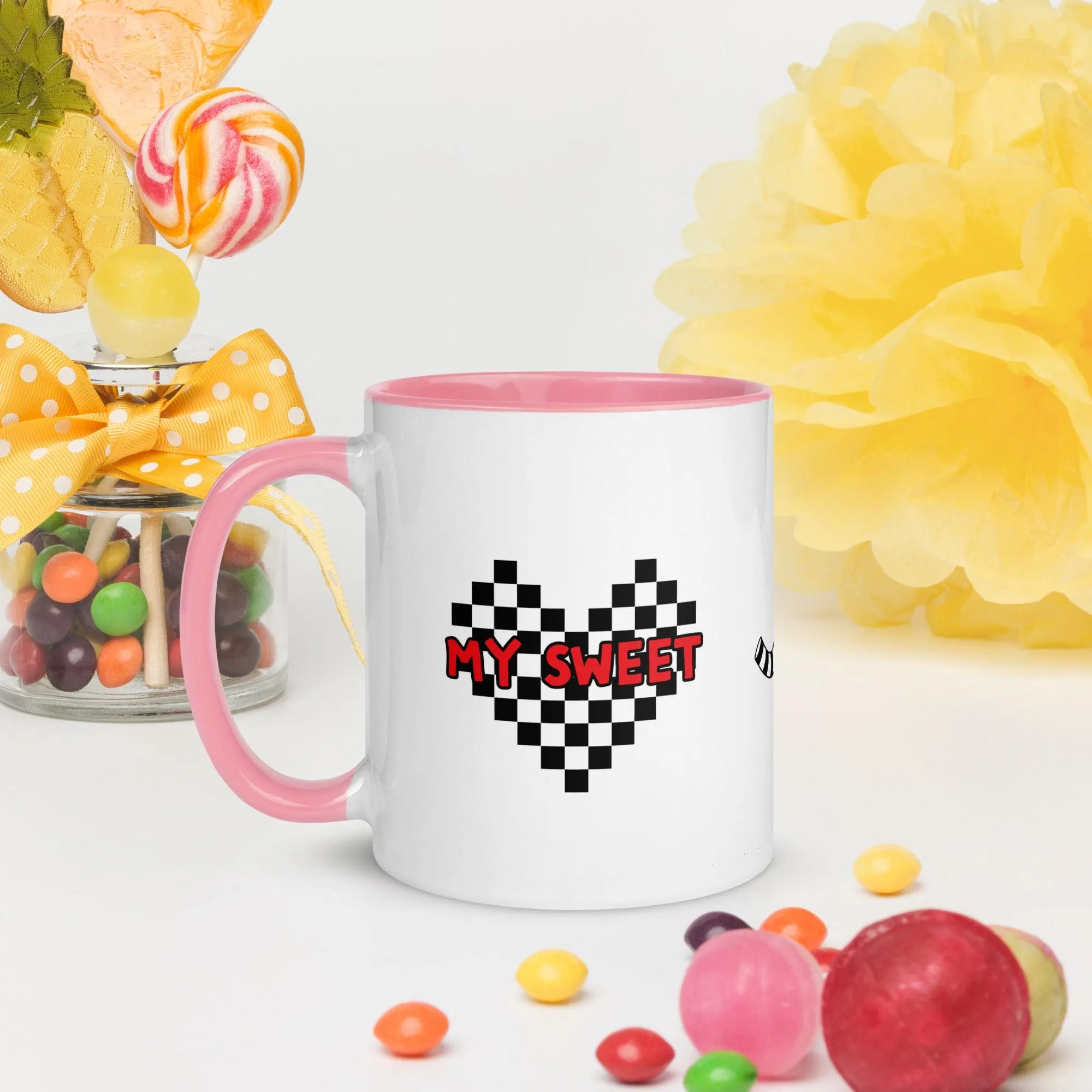 Mug with Color Inside My Sweet You Are My Treat