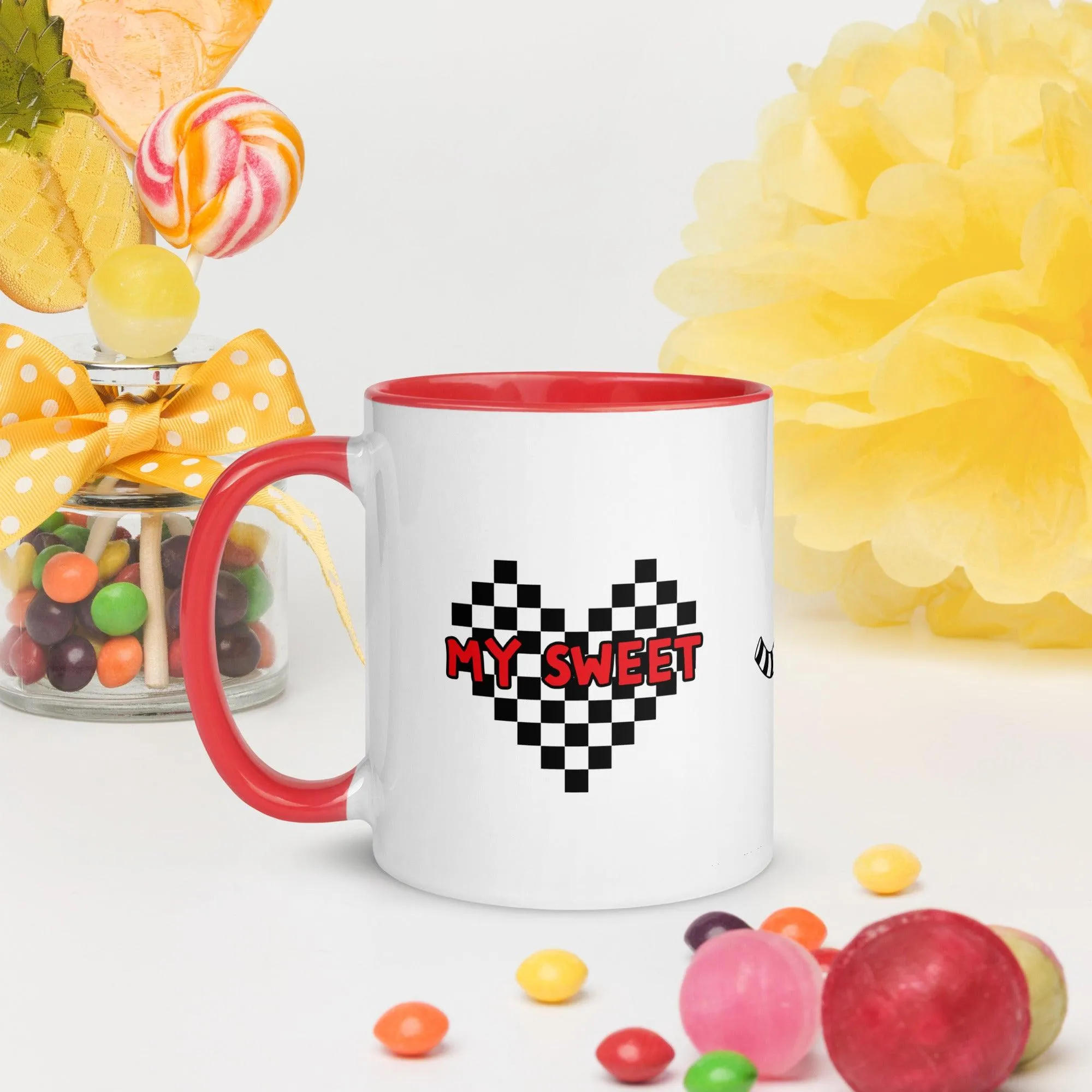 Mug with Color Inside My Sweet You Are My Treat