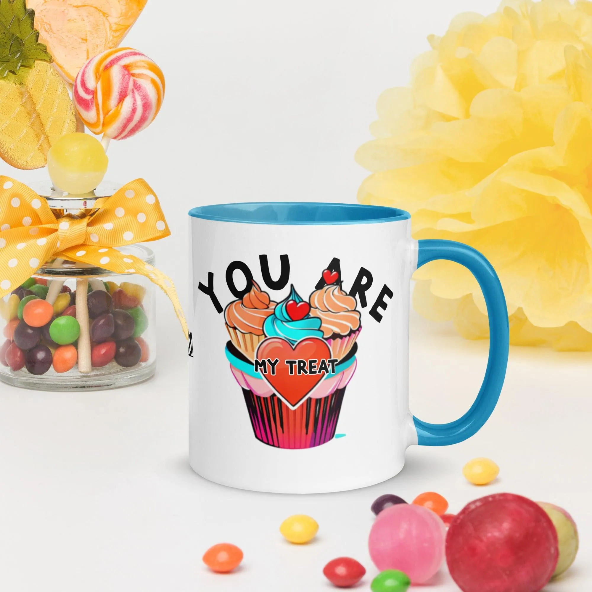 Mug with Color Inside My Sweet You Are My Treat