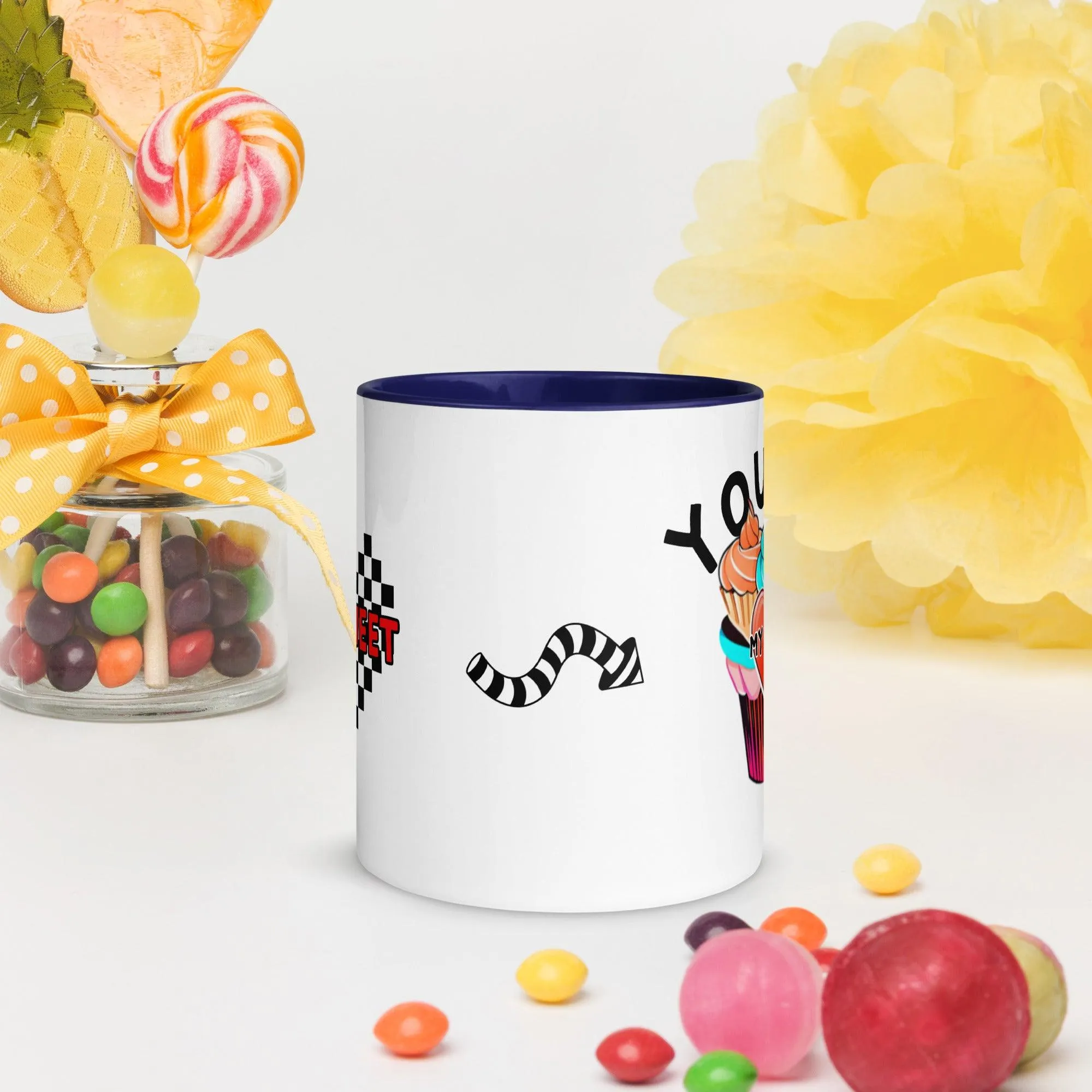 Mug with Color Inside My Sweet You Are My Treat