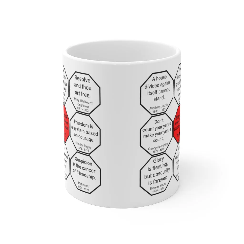 MugWisdom Team 11 of 24- Antique Wisdoms GuideALife.com - Drink Wisely in MugWisdom - Ceramic  11oz cup
