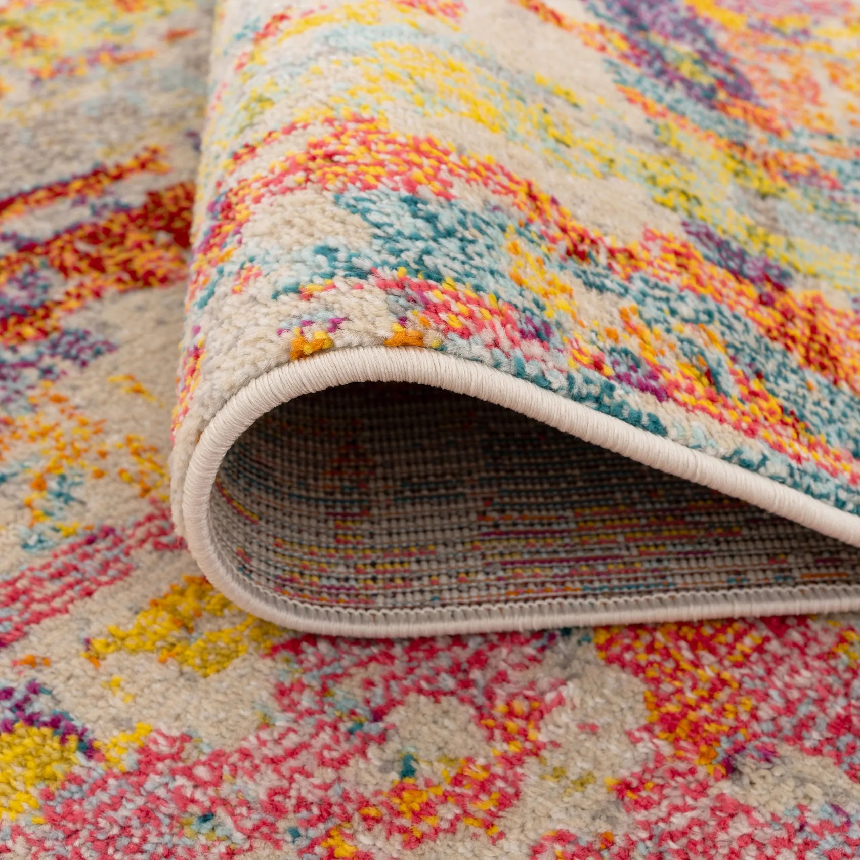 Multicolour Abstract Area Rug - Infuse