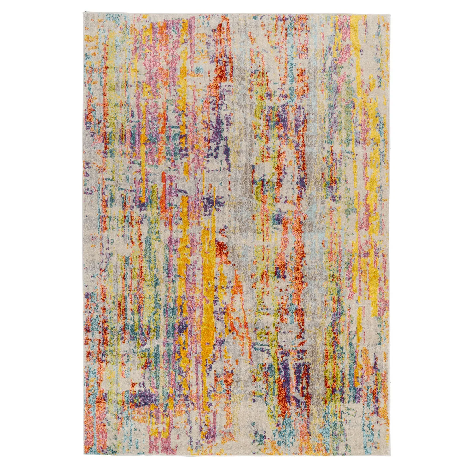Multicolour Abstract Area Rug - Infuse