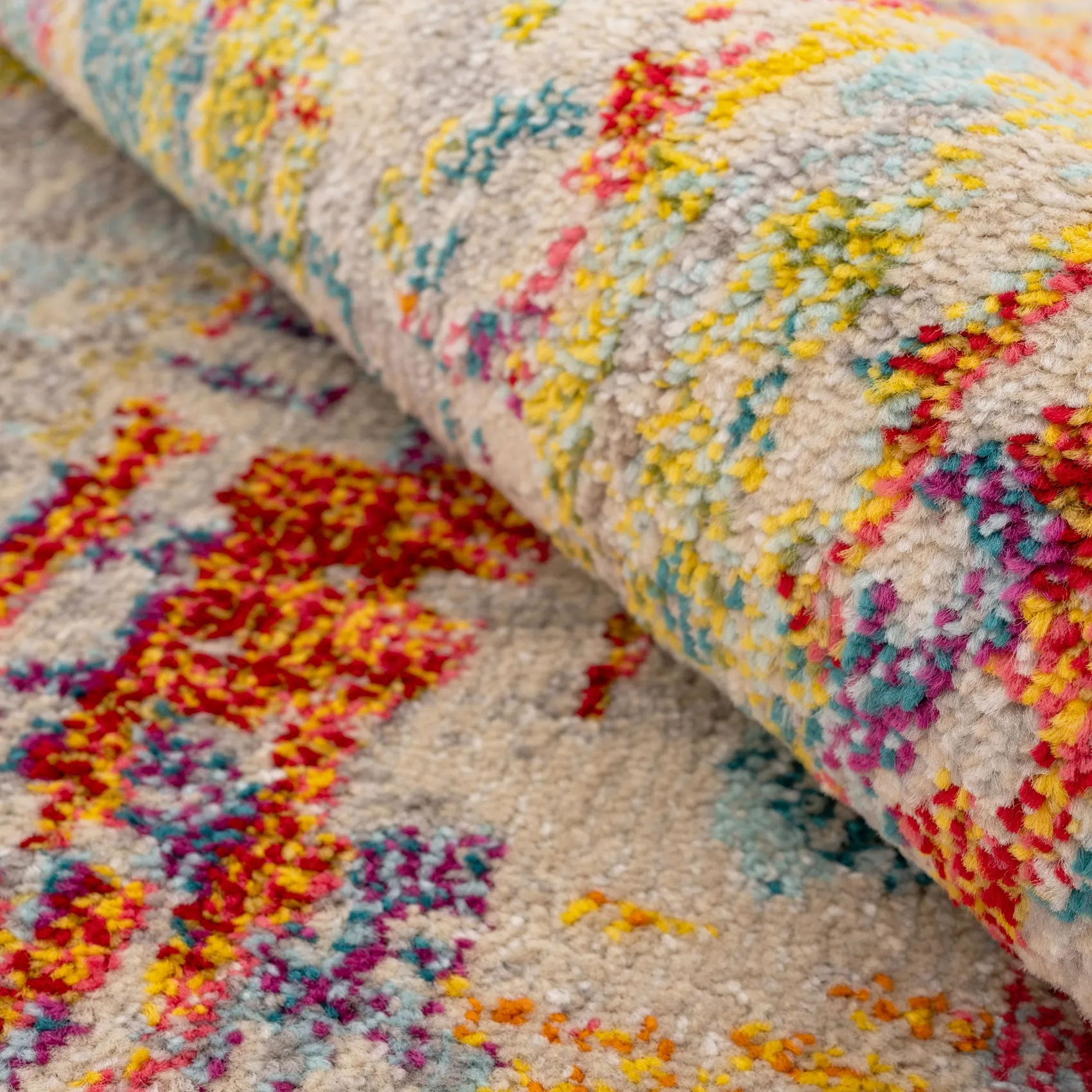 Multicolour Abstract Area Rug - Infuse