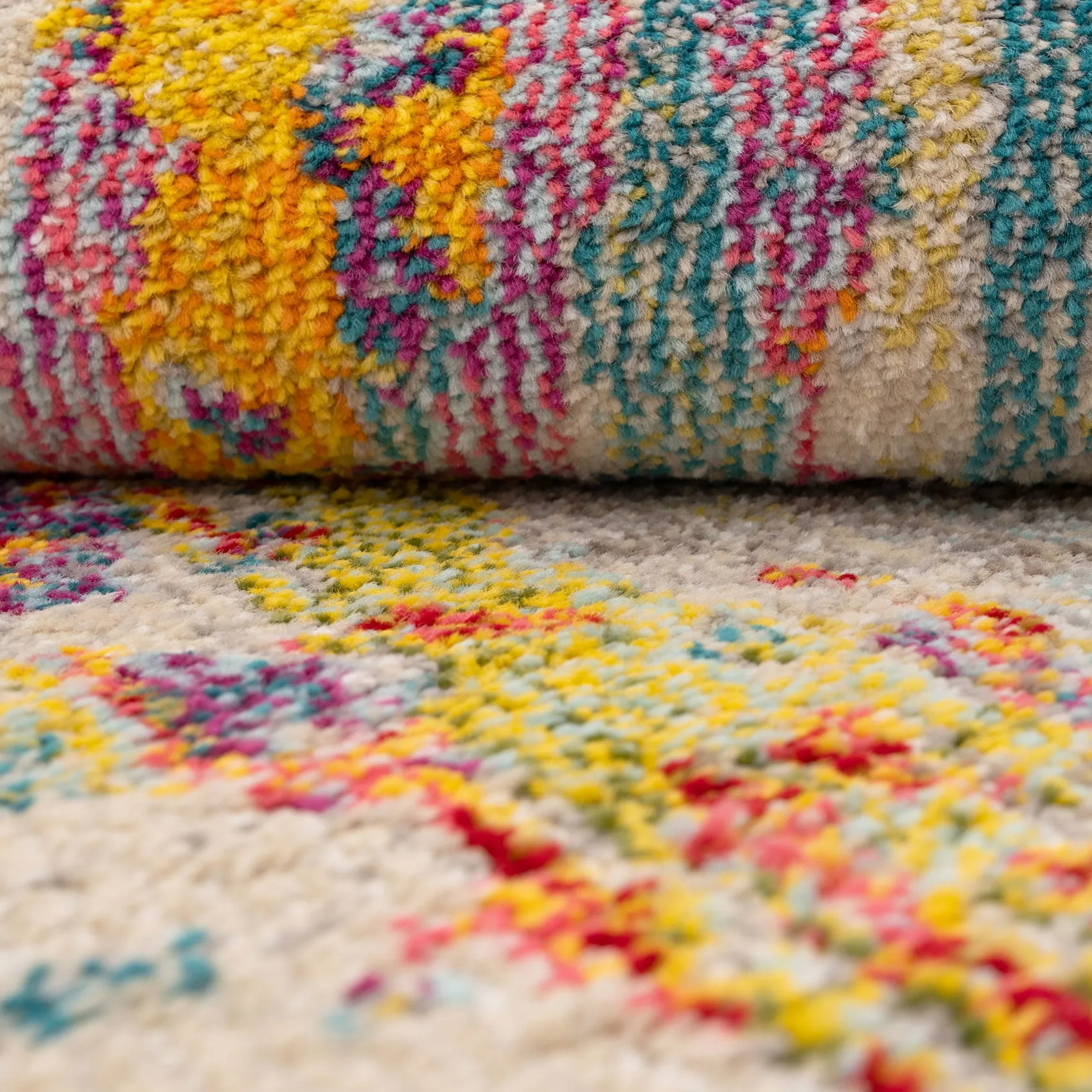 Multicolour Abstract Area Rug - Infuse