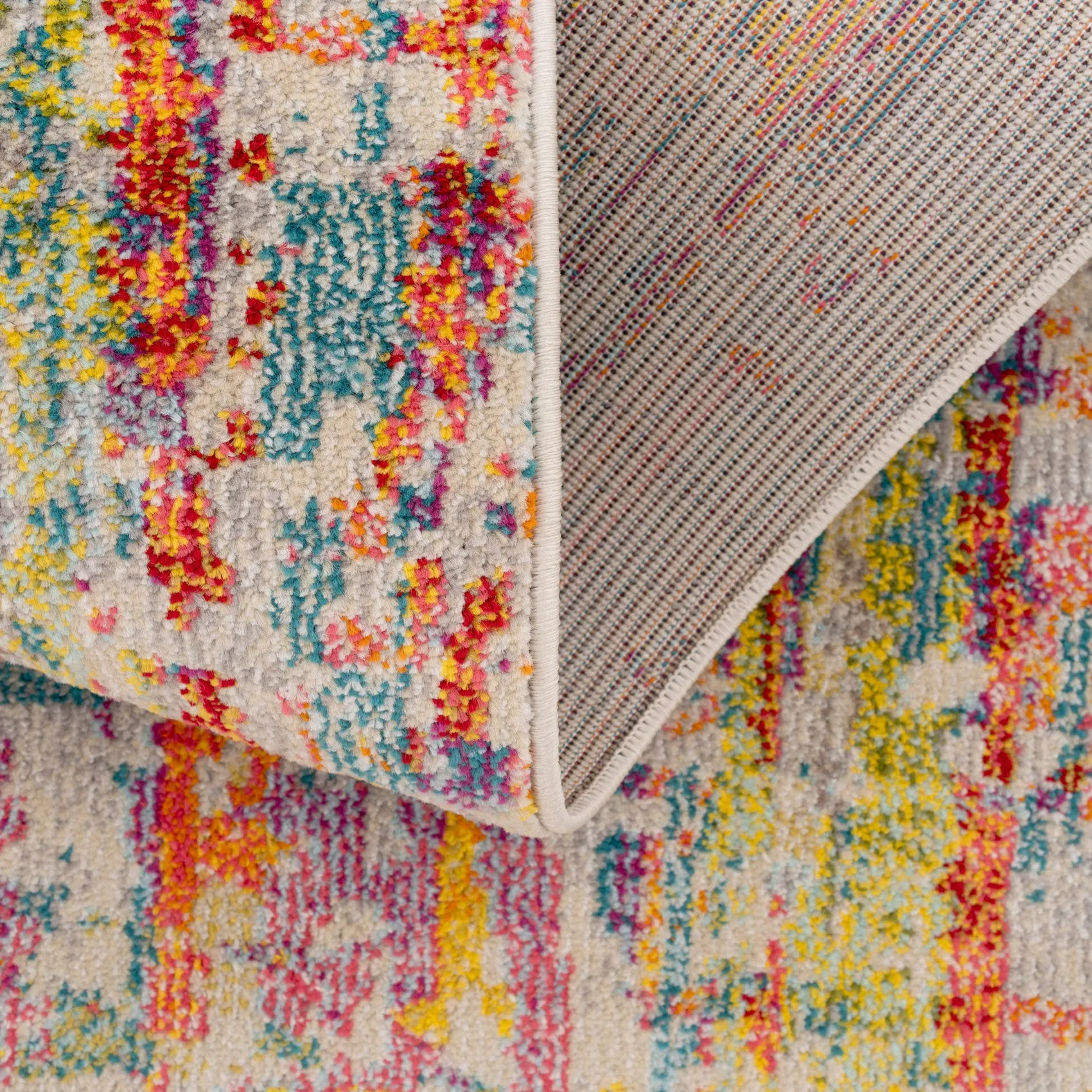 Multicolour Abstract Area Rug - Infuse
