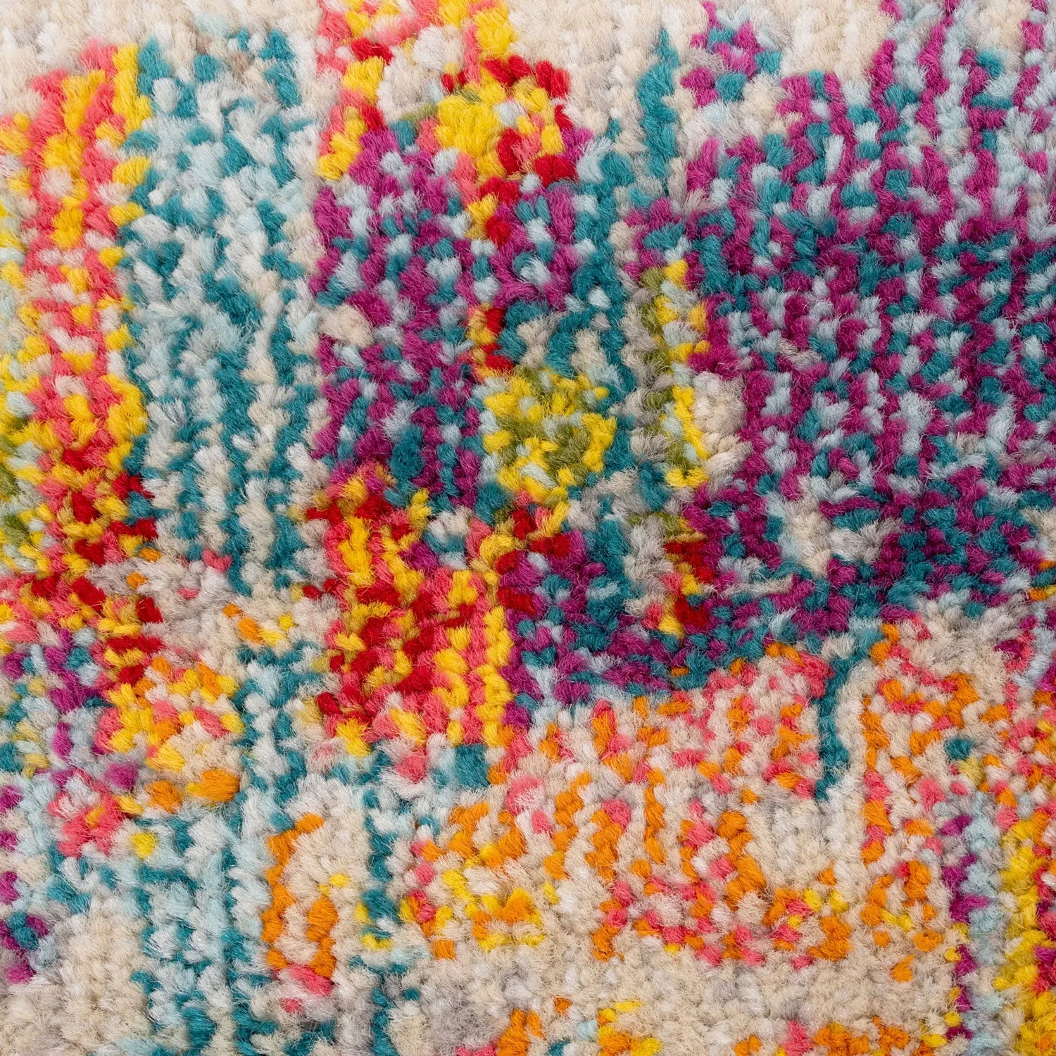 Multicolour Abstract Area Rug - Infuse