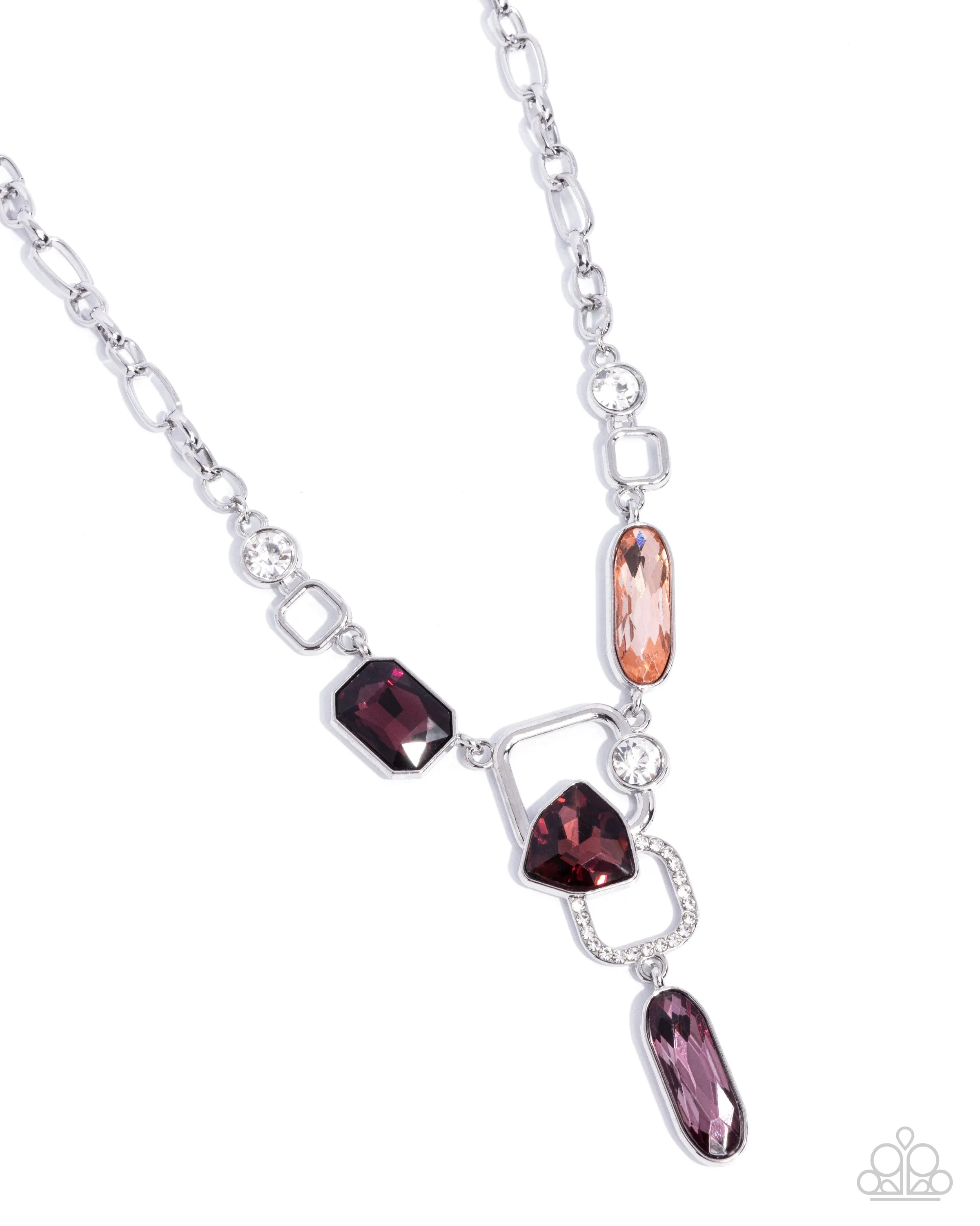 Necklaces Artistic Elegance - Purple N004