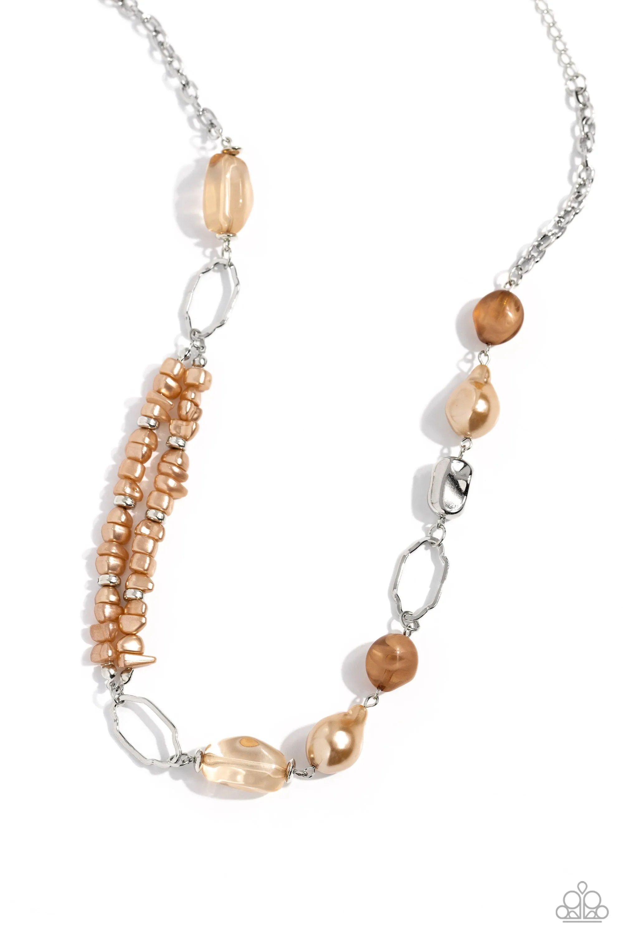 Necklaces Easygoing Elegance - Brown PEARL N2435