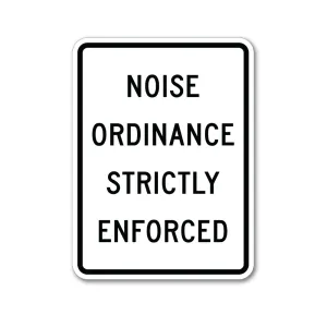 Noise Ordinance Sign