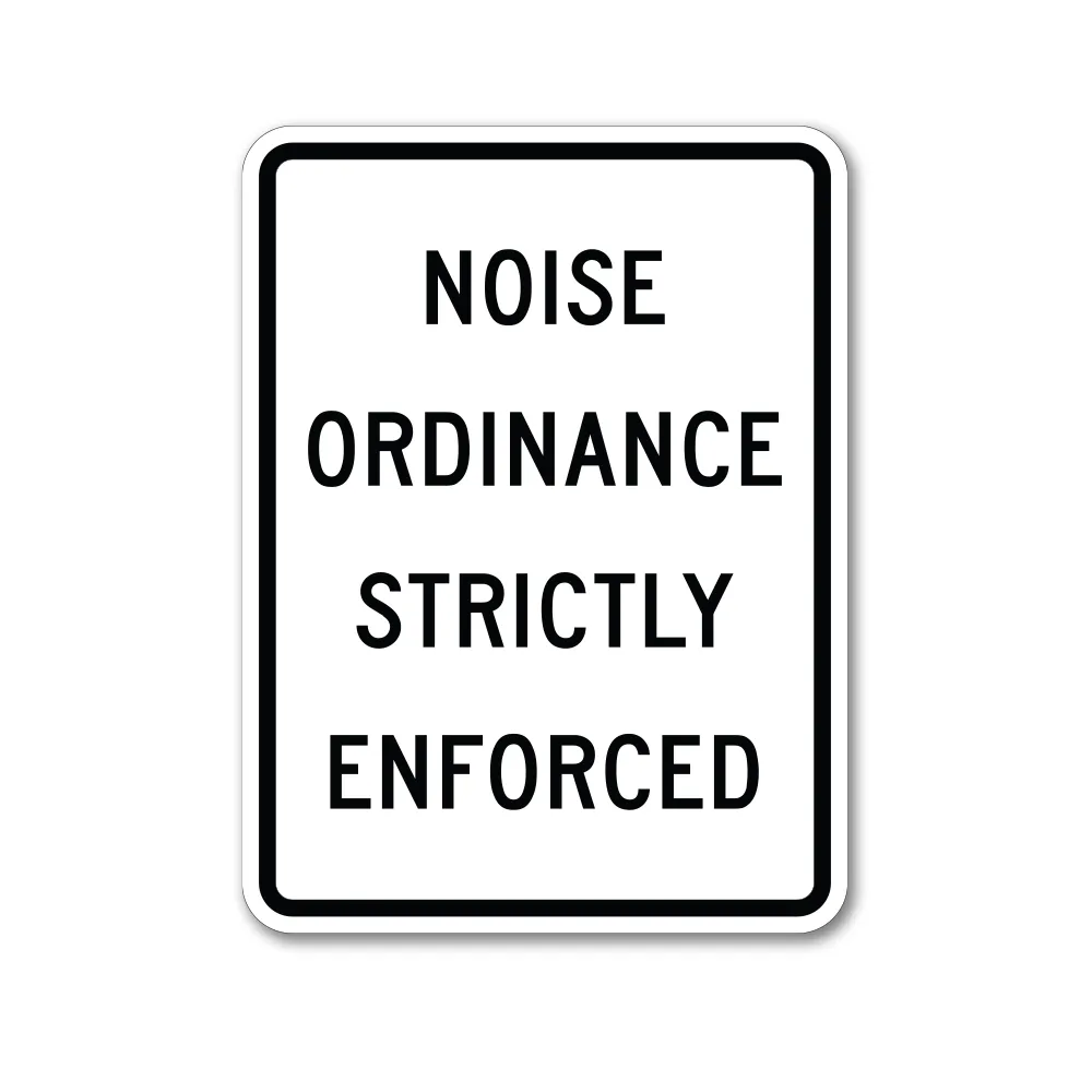 Noise Ordinance Sign