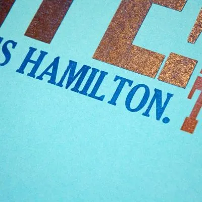 Original Print: Wood Type Good Type