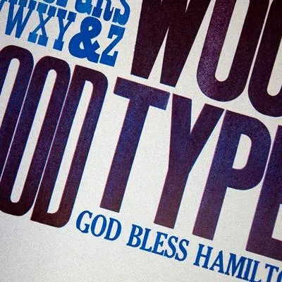 Original Print: Wood Type Good Type