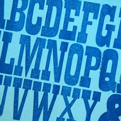 Original Print: Wood Type Good Type