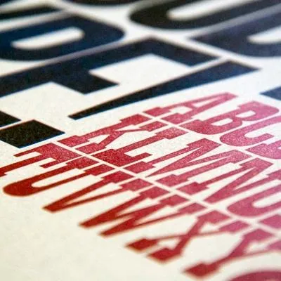 Original Print: Wood Type Good Type