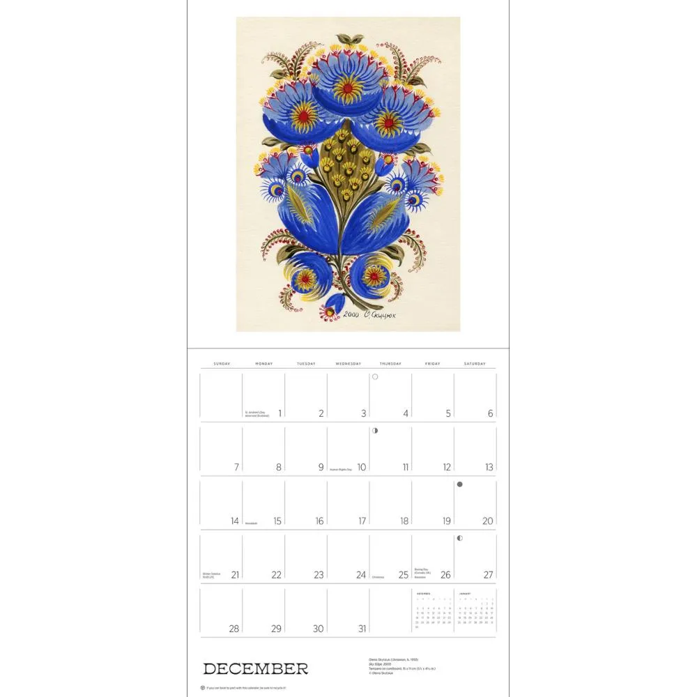 Pomegranate 2025 Wall Calendar - Fantasia: Art by Marfa Tymchenko, Olena Skytsiuk, and Olena Kulyk