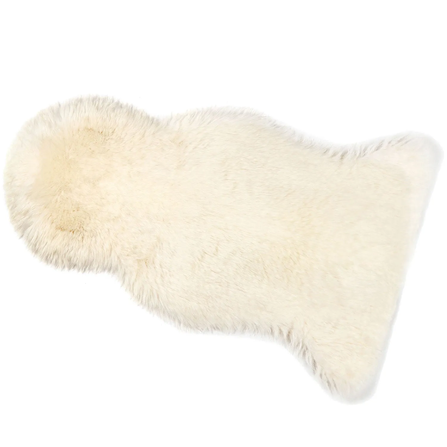 Premium Australian Sheepskin Single Long Wool Rugs 110Cm