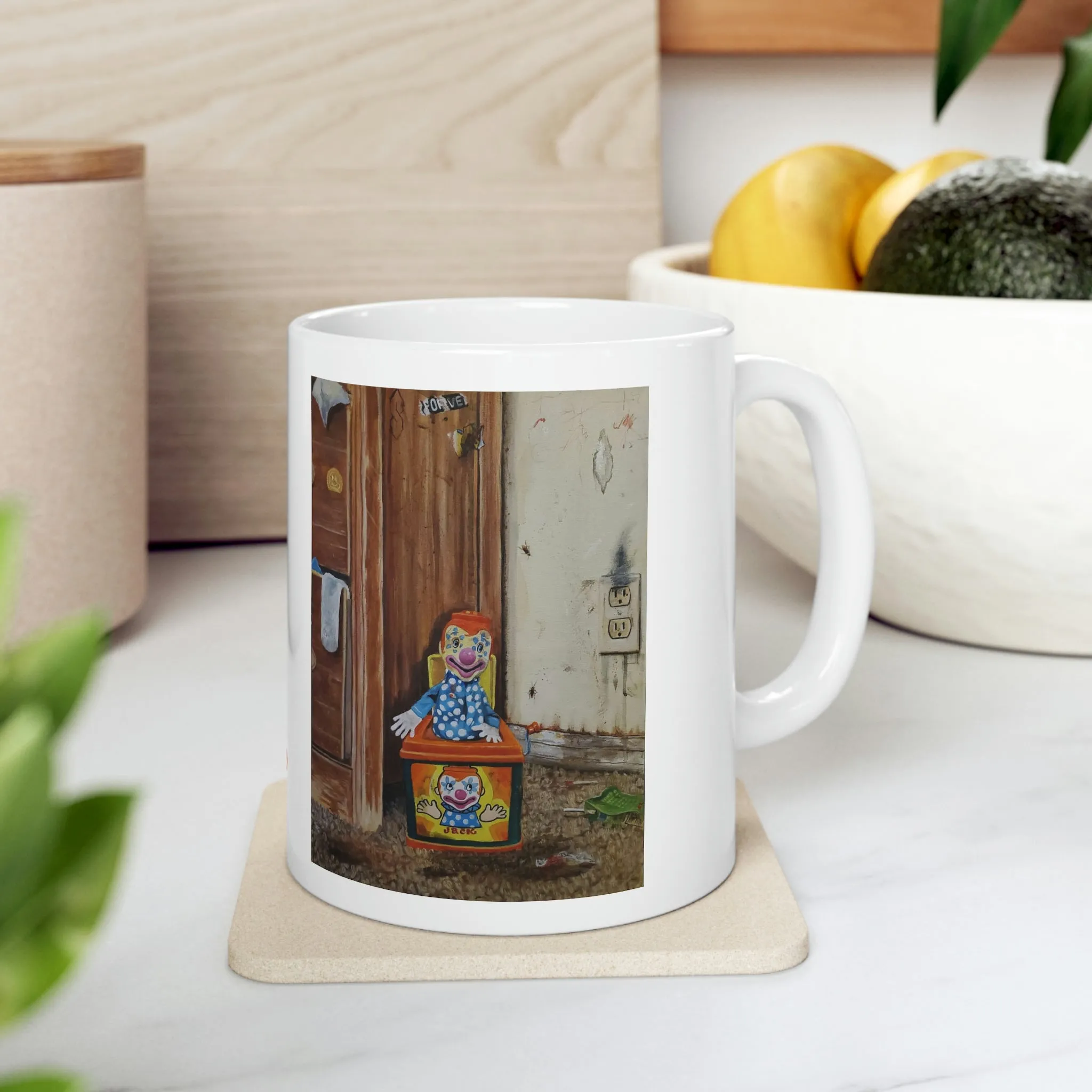 "Jack in the Box" Toys in the Hood #2 of series Ceramic Mug 11oz