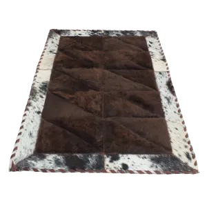 Rectangle Patchwork Area Rug - Bison Center 2'x3'
